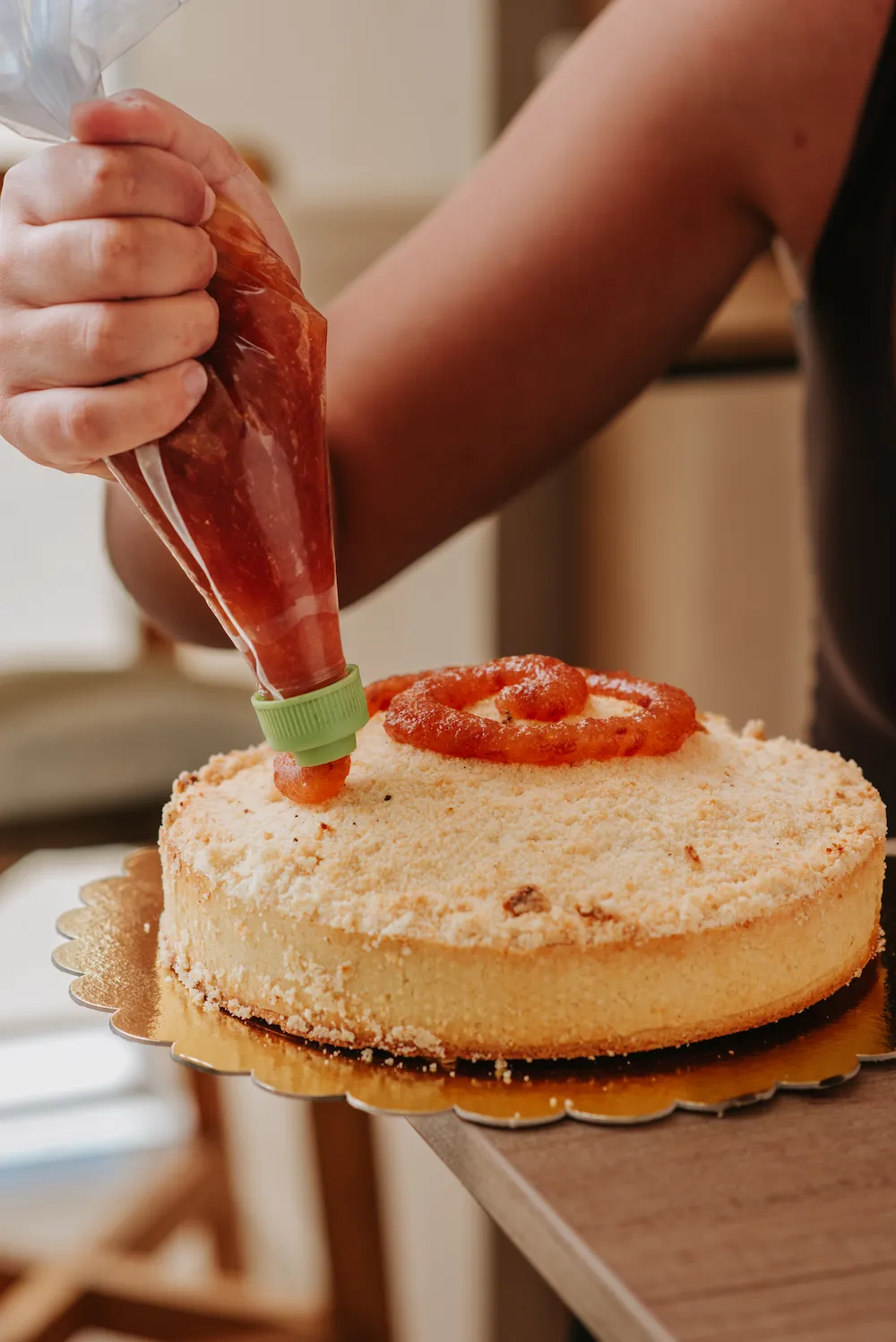 Torta Crumble de Manzana artesanal en Tulé San Juan