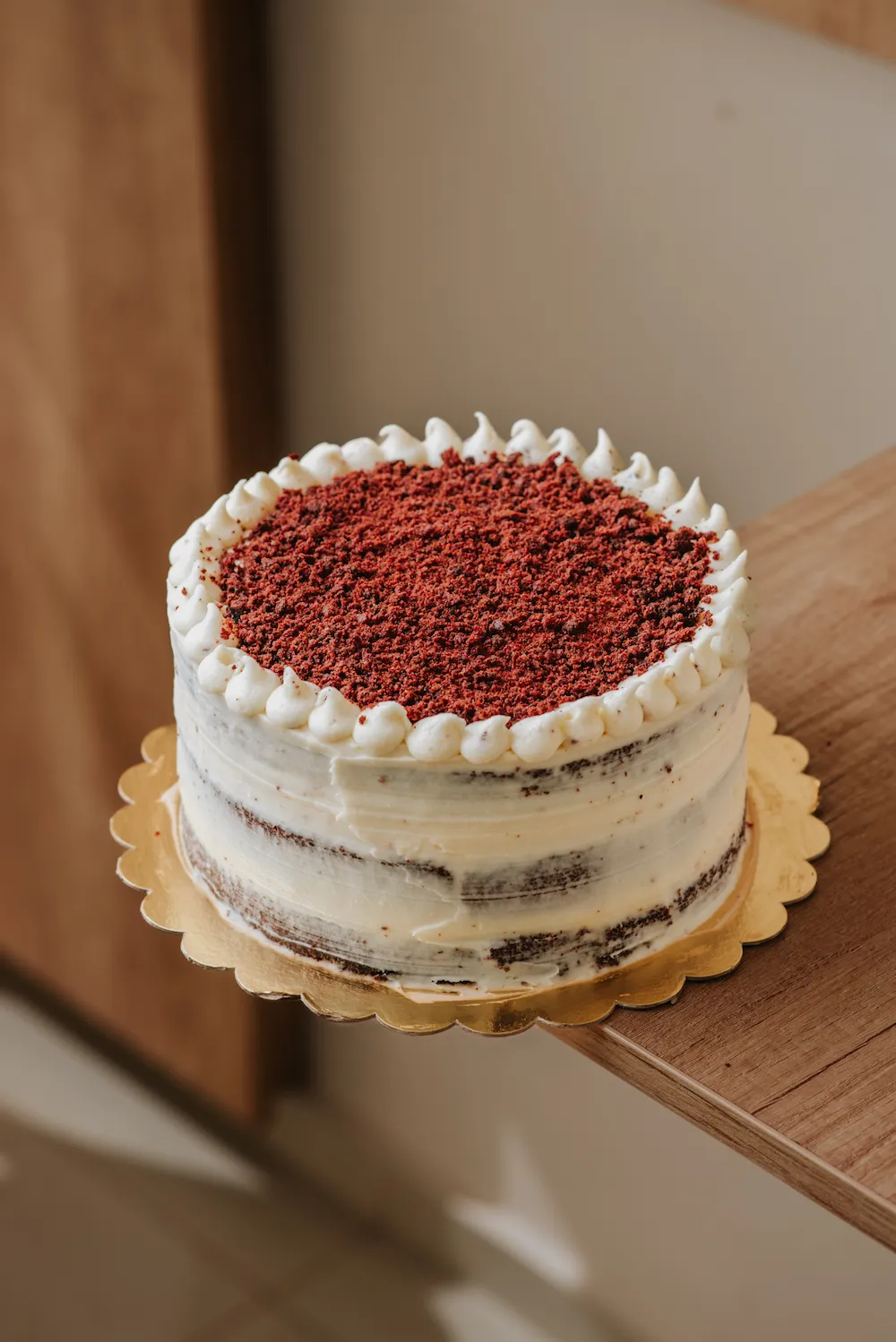 Torta Red Velvet artesanal en Tulé San Juan